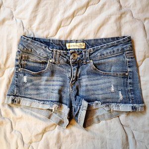 Paris Blues Denim Low Rise Shorts